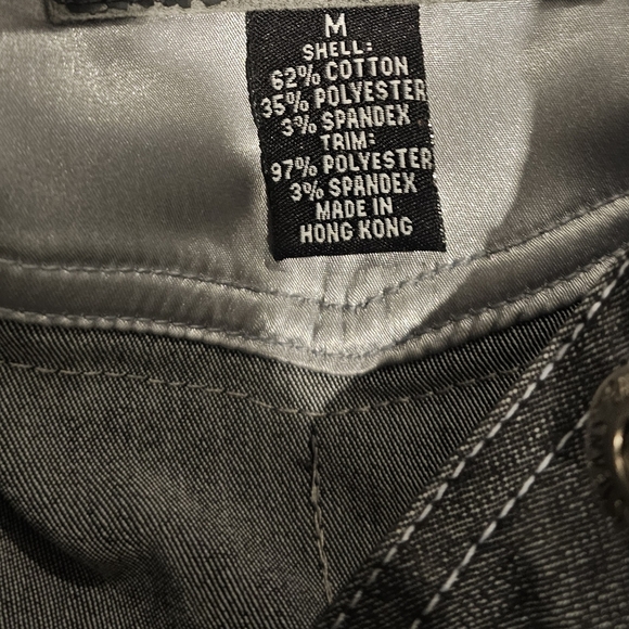 NEW Custom PARIS Guess Jean Jacket Black AU REVOIR Custom made. Size Medium - Picture 6 of 11